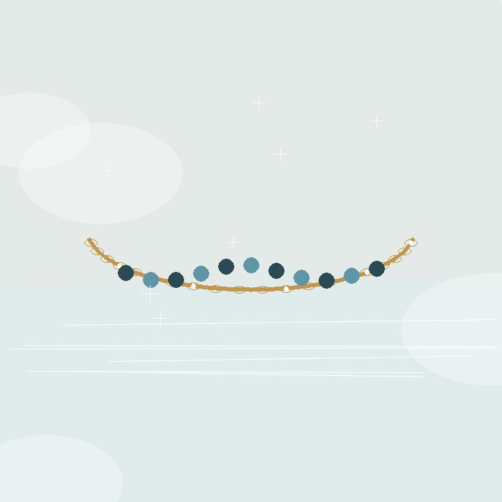 Şık Minimal Halhal Boncuklu Halhal Beaded görsel 3