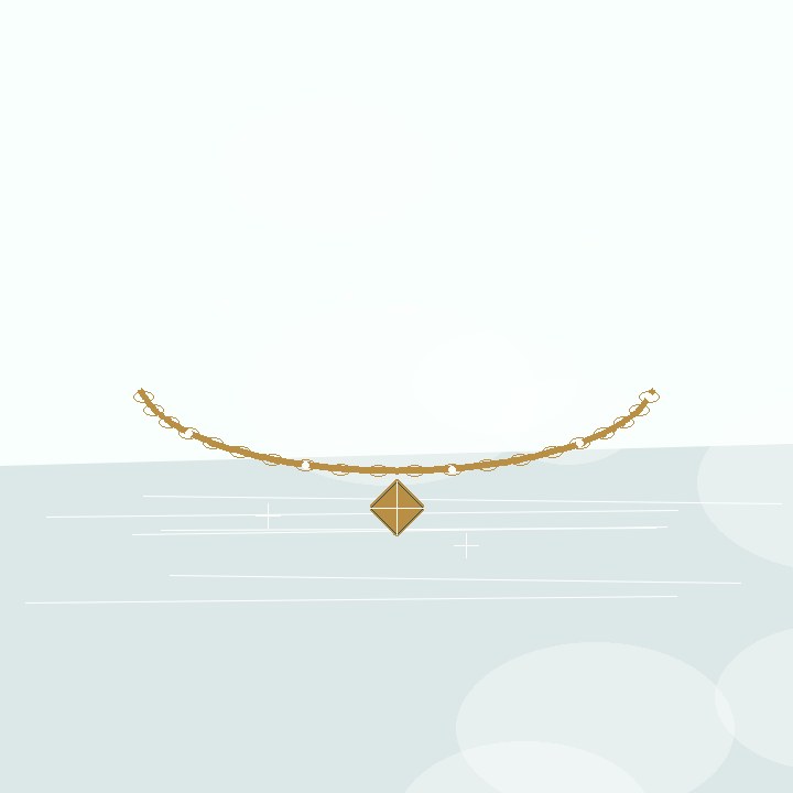 Şeffaf Çift Sıra Halhal Zincir Halhal Chain görsel 3