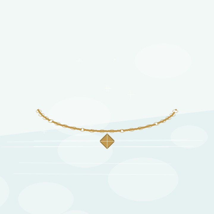 Şeffaf Çift Sıra Halhal Zincir Halhal Chain görsel 4