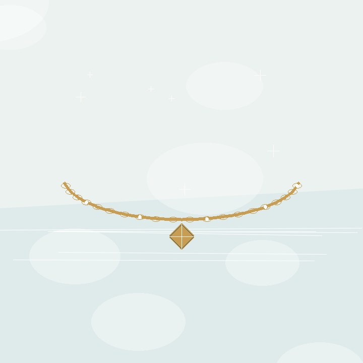 Trend Ay Charm Halhal Halhal Chain görsel 4