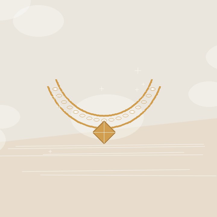 Modern Choker Kolye Figürlü Kolye Choker görsel 3